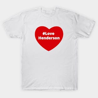 Love Henderson - Hashtag Heart T-Shirt